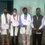 NarendraNagar Congress honored Corona Warriors