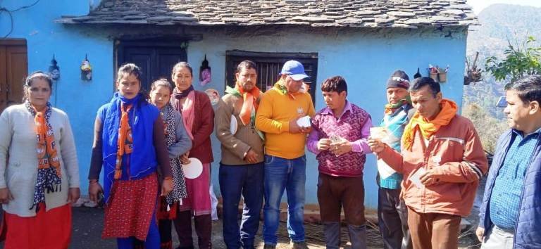 विधानसभा चुनाव 2022: टिहरी- नकोट के भाजपा कार्यकर्ताओं की टीम ने सारज्यूला के गांवों में किया चुनाव प्रचार