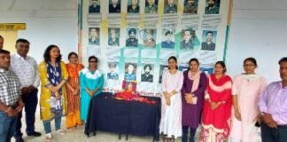 महाविद्यालय पोखरी क्वीली में उत्तराखंड आन्दोलन की शहीद बेलमती चौहान को दी श्रद्धांजलि