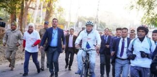 मुख्यमंत्री श्री पुष्कर सिंह धामी ने मुख्यमंत्री कैंप कार्यालय से मसूरी विंटर कार्निवाल के अंतर्गत साइकिल रैली का शुभारंभ किया।
