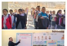 नमामि गंगे परियोजना के तत्त्वावधान में हस्ताक्षर अभियान व गंगा स्वच्छता शपथ समारोह का किया आयोजन
