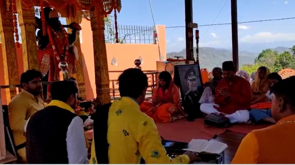 यमकेश्वर के तल्ला बनास के लौह सिद्ध वनवासी हनुमान मंदिर में सुंदर कांड के पाठ का आयोजन