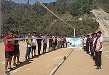 "गंगा स्वच्छता पखवाड़ा" में किया गया वॉलीबॉल प्रतियोगिता का आयोजन